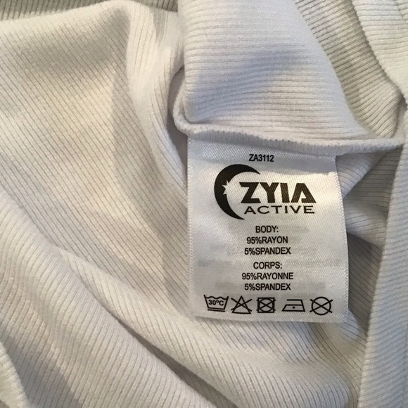 ZYIA white ribbed tank top - Picture 4 of 7